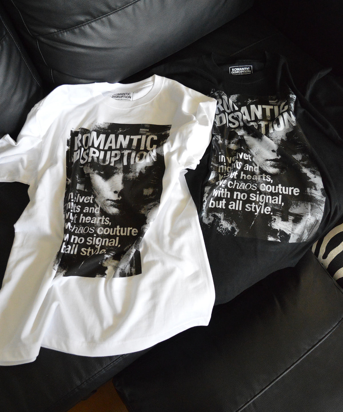 ご予約商品「7月末発送」【ROMANTIC DISRUPTION by BROTHERHOOD】Chaos in Vogue mono Tee Shirt