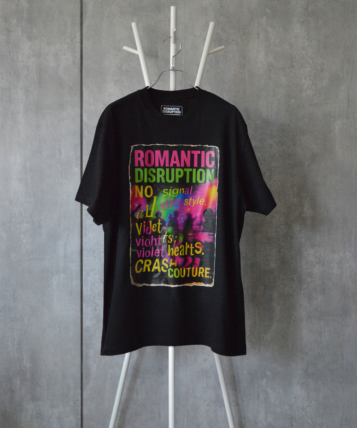 【ROMANTIC DISRUPTION】Neon Wreckage Tee Shirt