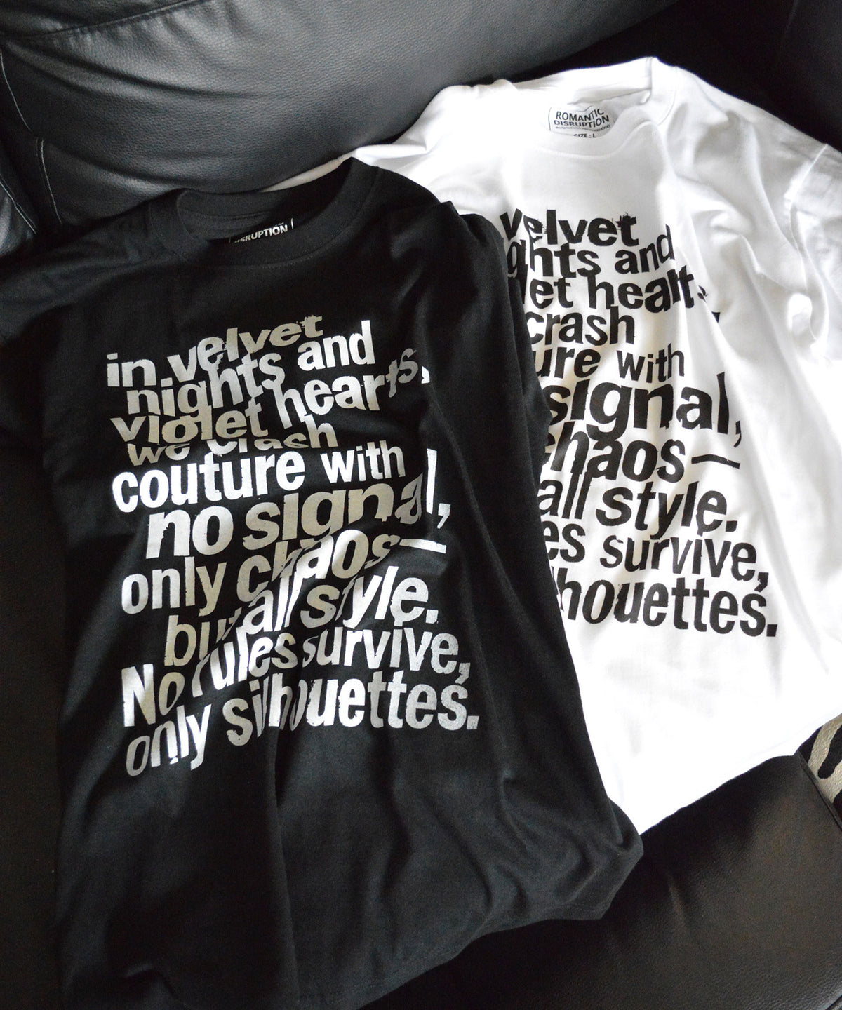 【ROMANTIC DISRUPTION】Silhouette Anthem Tee Shirt
