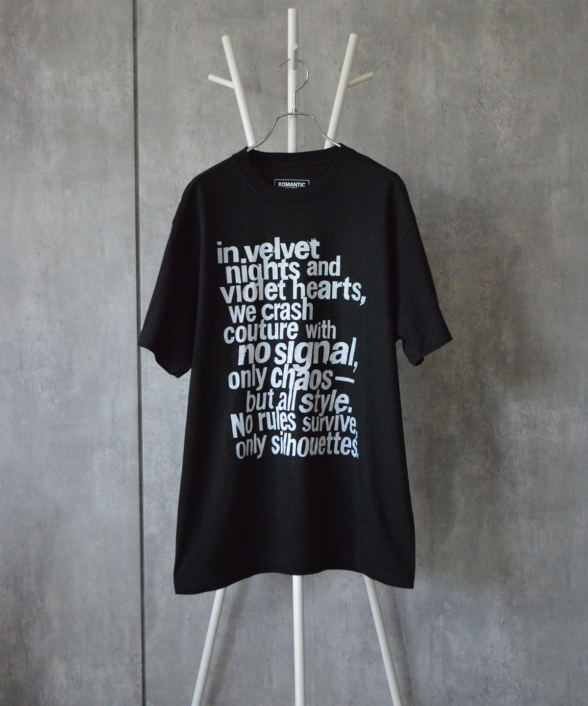 【ROMANTIC DISRUPTION】Silhouette Anthem Tee Shirt