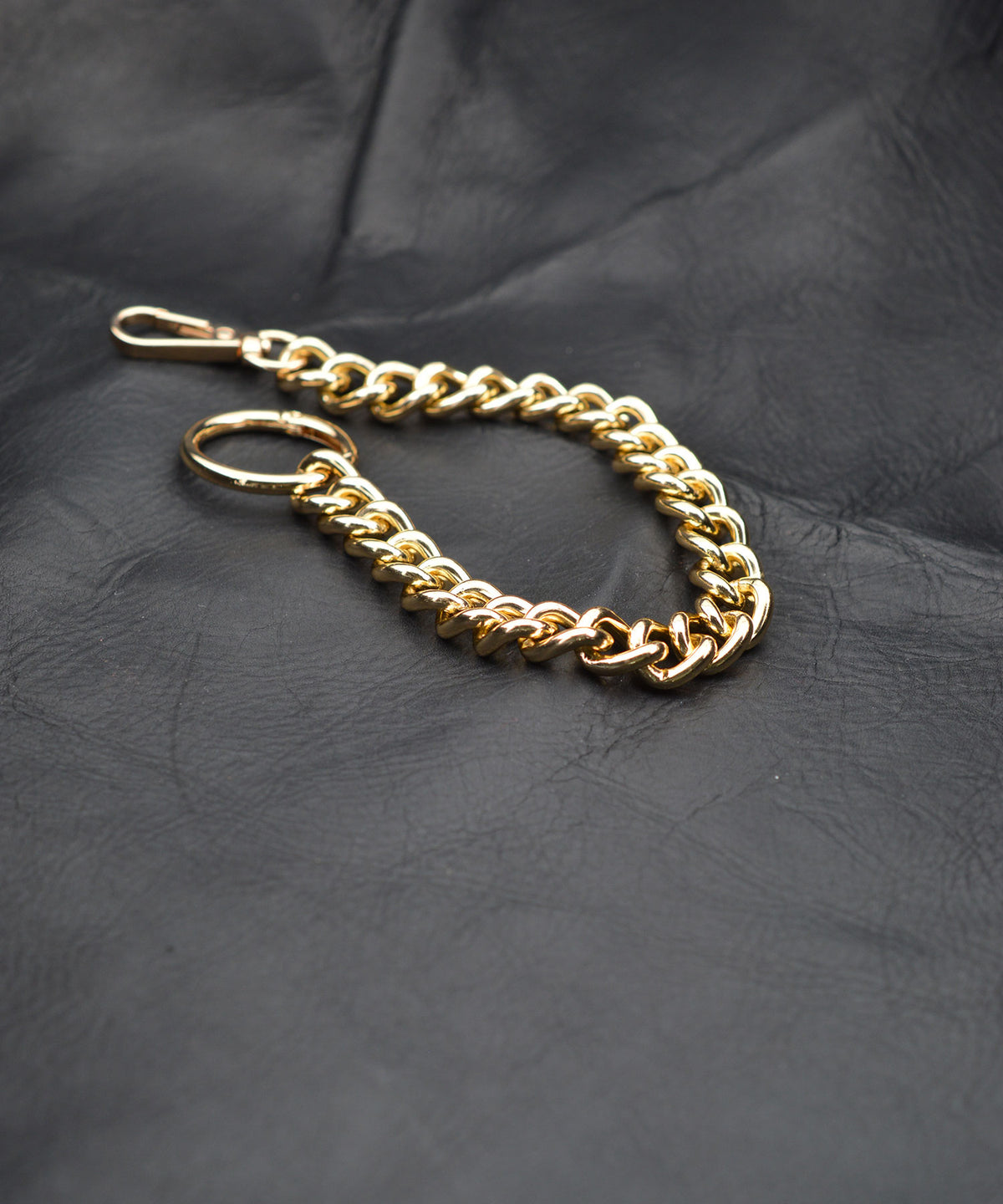 【BROTHERHOOD】Metal Big Curve Chain Wrist Strap(UNISEX)