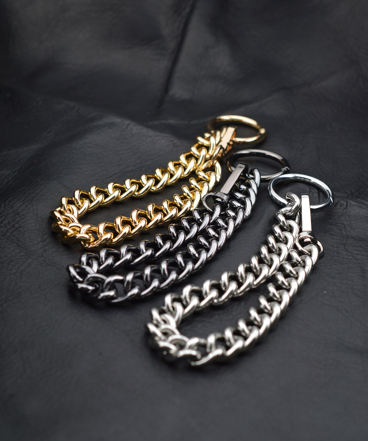 【BROTHERHOOD】Metal Big Curve Chain Wrist Strap(UNISEX)