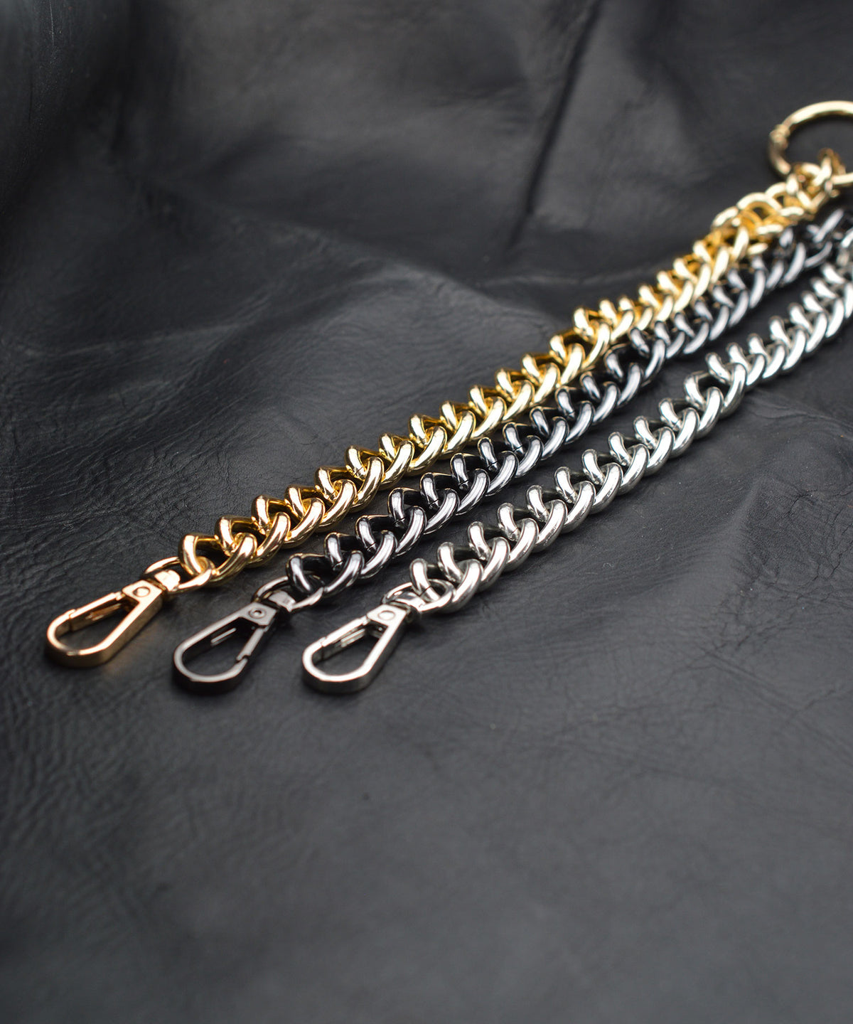 【BROTHERHOOD】Metal Big Curve Chain Wrist Strap(UNISEX)