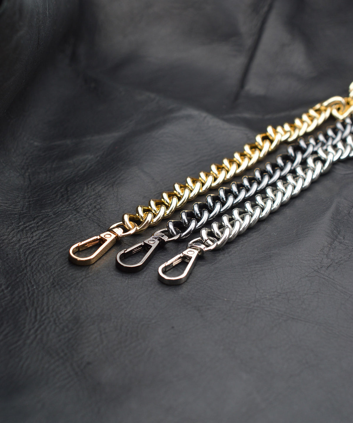 【BROTHERHOOD】Metal Big Curve Chain Wrist Strap(UNISEX)