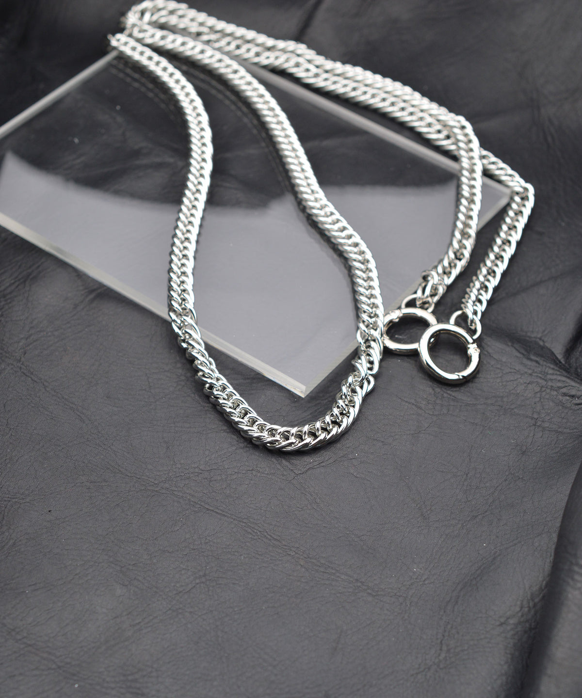 【BROTHERHOOD】Aluminum Curve Chain Shoulder Strap(UNISEX)