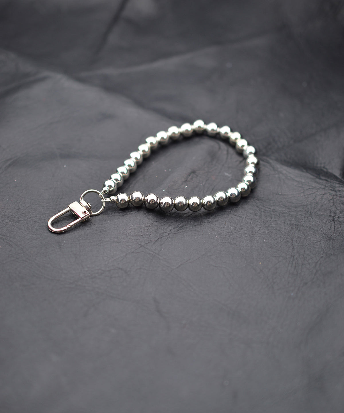 【BROTHERHOOD】Chrome acrylic Ball Chain Wrist Strap(UNISEX)