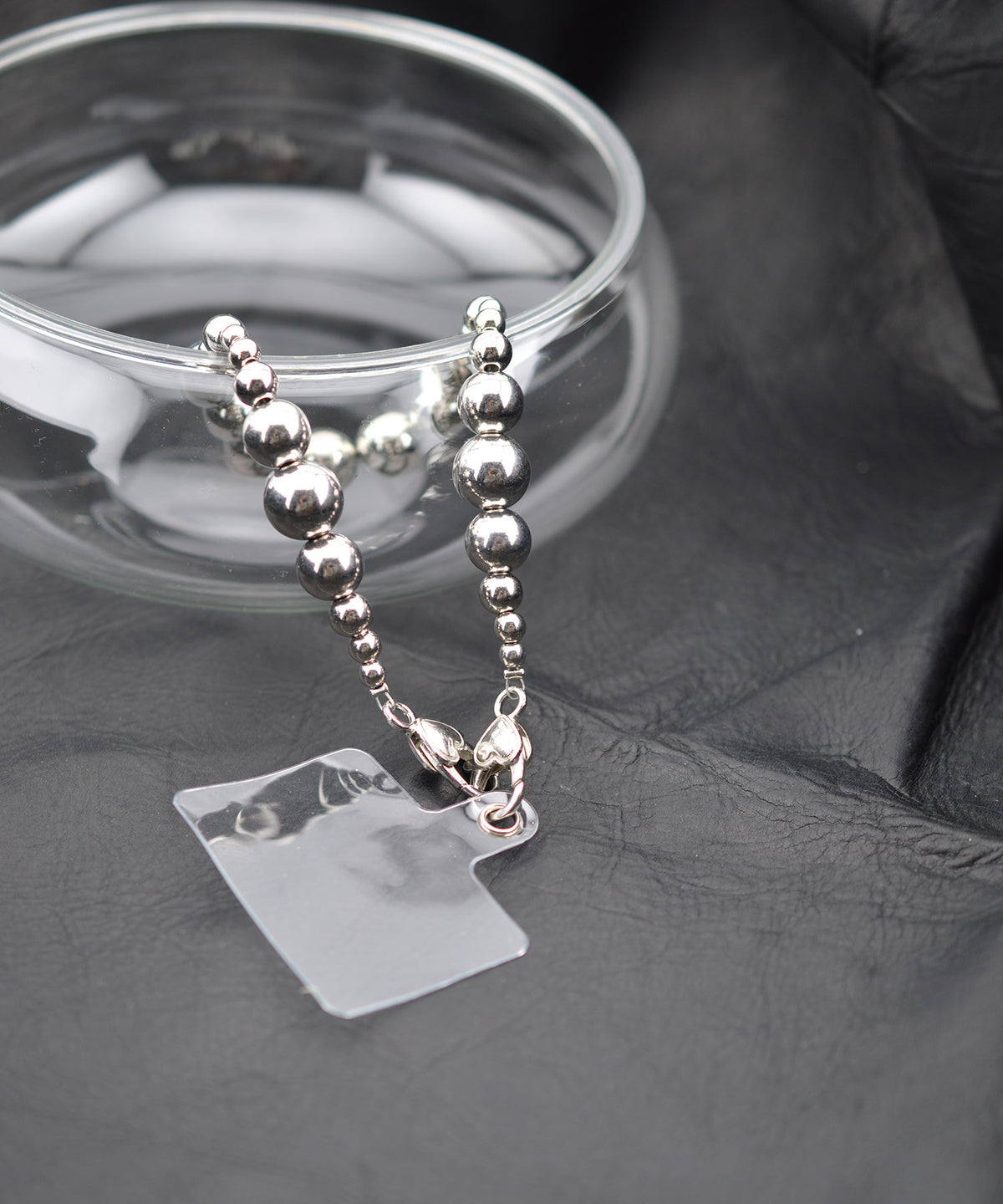 【BROTHERHOOD】Random Chrome acrylic Ball Chain Wrist Strap(UNISEX)