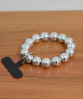 【BROTHERHOOD】Big Ball Chrome acrylic Chain Wrist Strap(UNISEX)