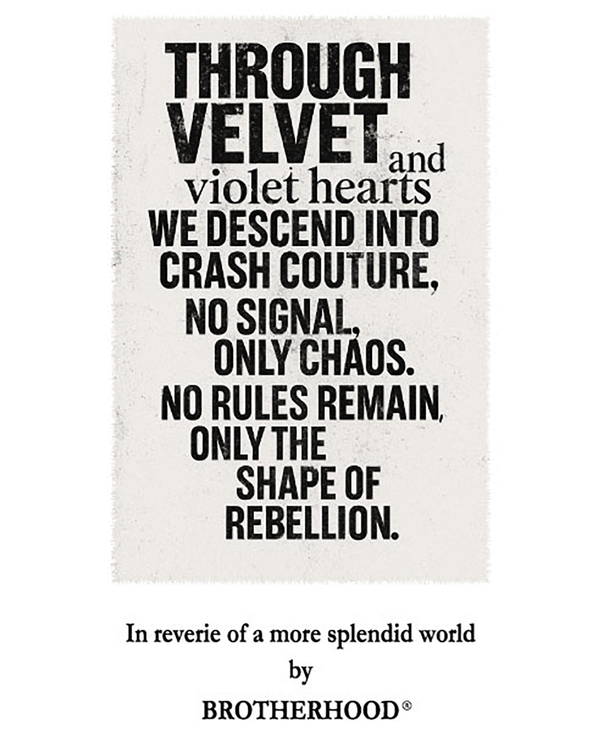 【ROMANTIC DISRUPTION】Neon Wreckage Tee Shirt