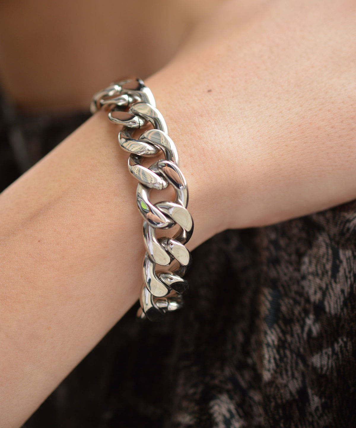 【Bold Chain Bracelet】(UNISEX) "Surgical Stainless Steel 316L" / ボールドチェーン ブレス「サージカルステンレス316L」