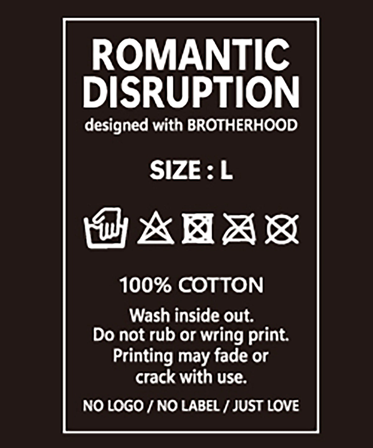 ご予約商品「7月末発送」【ROMANTIC DISRUPTION】Velvet Rebellion Tee Shirt