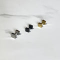 【Square Block Pierce】サージカル ステンレス スクエアーブロック 片耳ピアス(UNISEX)