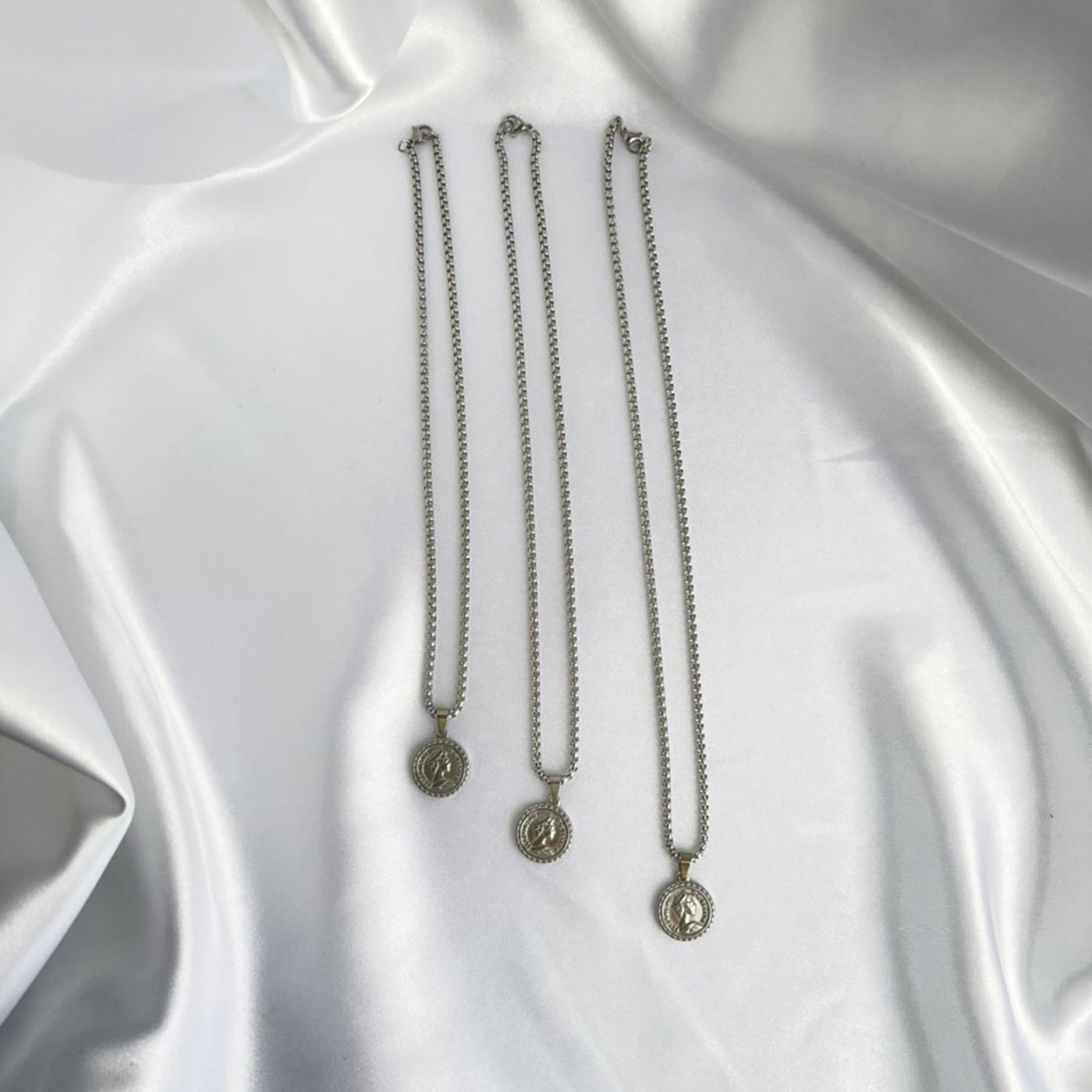 Elizabeth Coin Necklace】サージカル ステンレス エリザベス